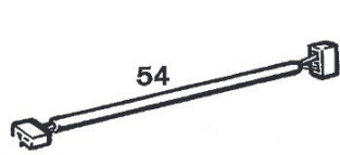 Eberspächer Kabelboom voor verlenging externe temperatuurvoeler van D 8 L C kachels. Lengte 4 meter. (1-54)